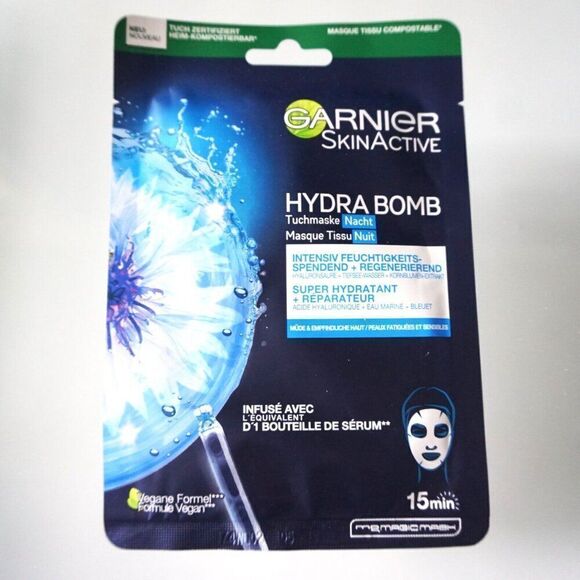 Garnier Skin Active Hydra Bomb Sheet Mask Night Regenerating & Hydrating - Picture 3 of 4